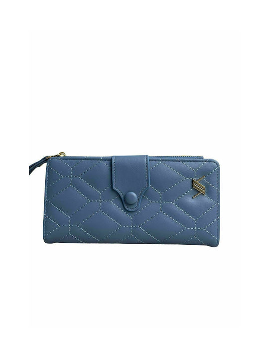 Verde Groß Frauen Brieftasche Klassiker Blau