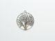 0517808 Metal Decorative Element for Wedding Favors Silver Silver Tree 4cm 1pcs