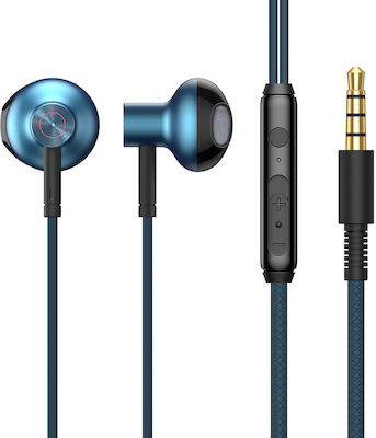 Baseus Encok H19 Earbuds Handsfree with 3.5mm Connector Blue