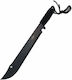 Amont Third Machete Black with Blade made of Stainless Steel in Sheath