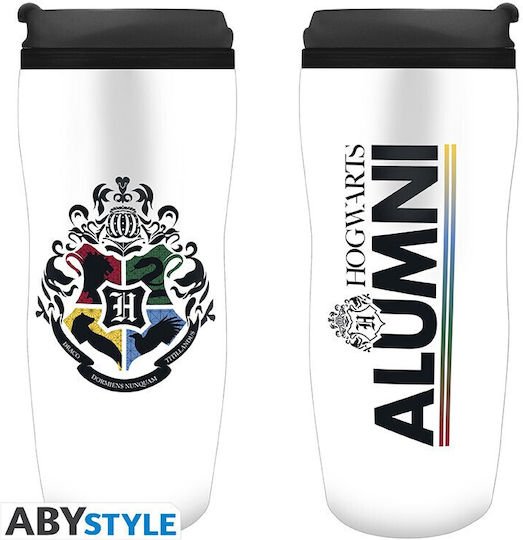Abysse Harry Potter - Hogwarts Alumni Glass Thermos Plastic 350ml Transparent