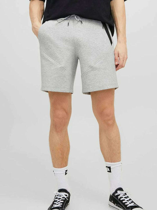 Jack & Jones Sportliche Herrenshorts Light Grey Melange