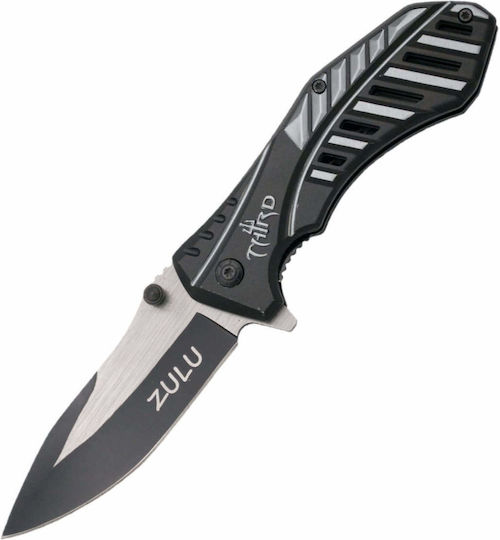 Amont Third Pocket Knife Survival Black with Blade made of Stainless Steel in Sheath