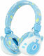 Monster YLFS-07BT Wireless / Wired On Ear Headphones with Radio with 6 hours of Operation Monster Blue