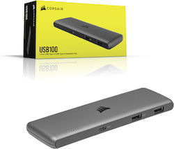 Corsair USB100 USB Hub 7 Ports USB-C CU-9000003-EU Corsair USB100 USB Hub 7 Ports USB-C CU-9000003-EU