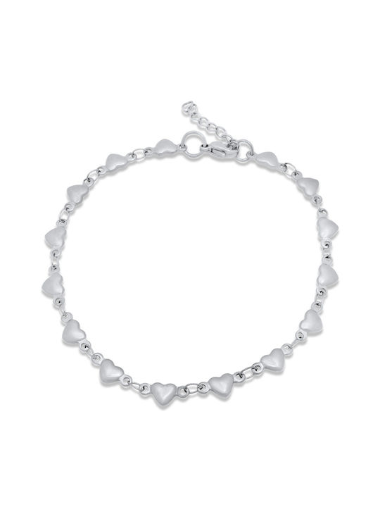 Eros Silver Bracelet 5MM Stainless steel bracelet 316L 22-23 cm