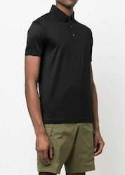 Emporio Armani Ανδρικό T-shirt Polo Μαύρο