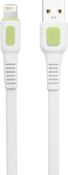 DE-C36i Flat USB-A to Lightning Cable White 1m