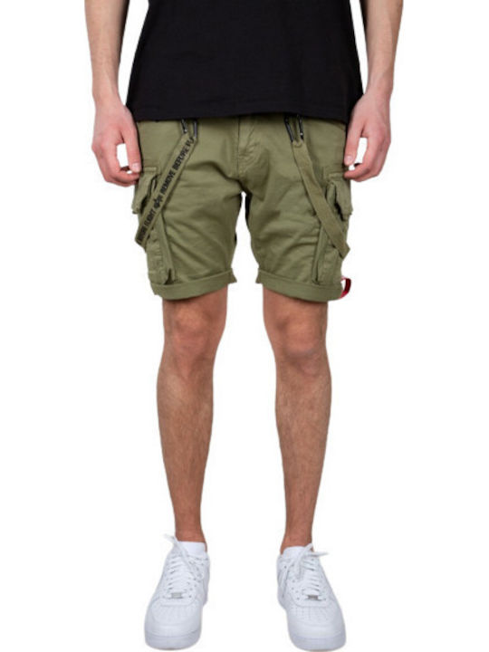 Alpha Industries Ανδρική Βερμούδα Cargo Χακί