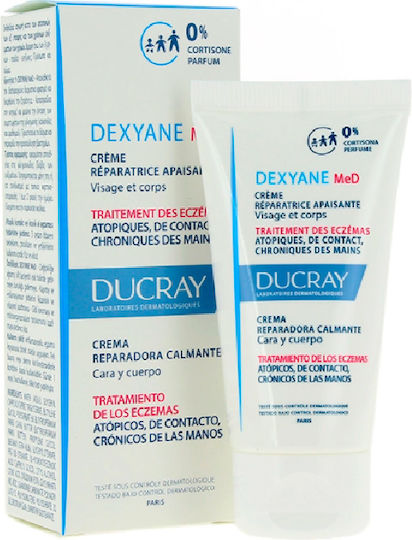 Ducray Dexyane Med Cream for Atopic Skin, Hydration & Irritations 100ml