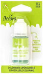 Decora Colorant pentru Cofetărie în Formă Lichidă Liposoluble Coloring Verde 1buc 15gr 9600083