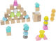 Trefl Building Blocks My First Code Wooden for 1.5+ Years 50 Pieces