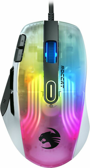 Roccat Kone XP RGB Геймърска Мишка 19000 DPI Бял