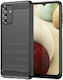 Tech-Protect Rugged Carbon Back Cover Σιλικόνης Μαύρο (Galaxy A13 4G)