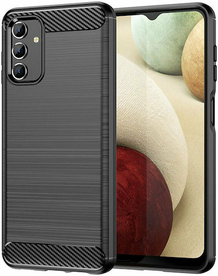 Tech-Protect Rugged Carbon Back Cover Σιλικόνης Μαύρο (Galaxy A13 4G)
