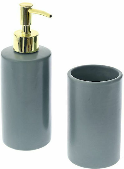 Iliadis Ceramic Bathroom Accessory Set Green 2pcs Iliadis Ceramic Bathroom Accessory Set Green 2pcs