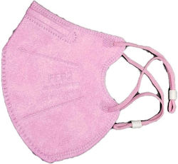 Rusbek Filtering Half Mask FFP2 NR 5-Layers Schutzmaske FFP2 Rosa 2Stück