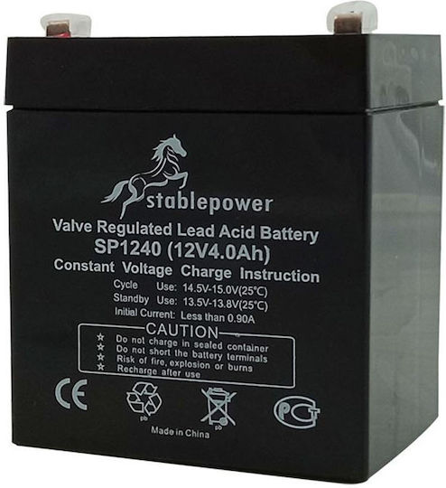 KAL Electronics Stablepower UPS Batterie mit Kapazität 4Ah und Spannung 12V 1Stück