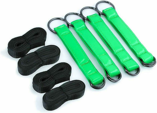 Ns Novelties Electra Play ThingsTie Down Straps Immobilization Straps Green 4pcs