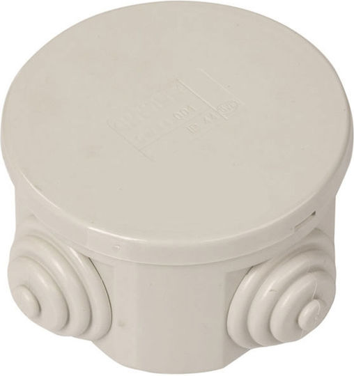 Courbi Elektrisches Gehäuse für Außenmontage Verzweigung IP54 in Beige Farbe