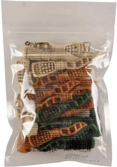 Flamingo Veggie Toothpaste Mix Treat for Dogs of Small Breeds with Vegetables 7.5cm 24pcs