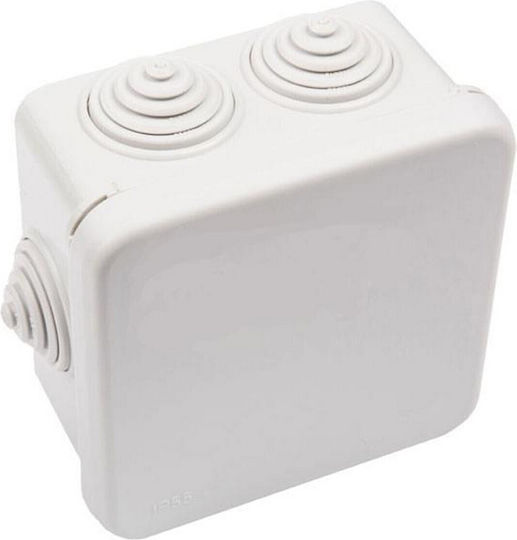 Courbi Surface Mounted Electrical Box Branching IP54 in Gray Color