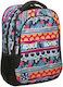 Maui & Sons School Bag Backpack Elementary, Elementary Multicolour with Water Bottle Holder
