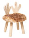 Детска Табуретка Deer Кафяв 27x38бр