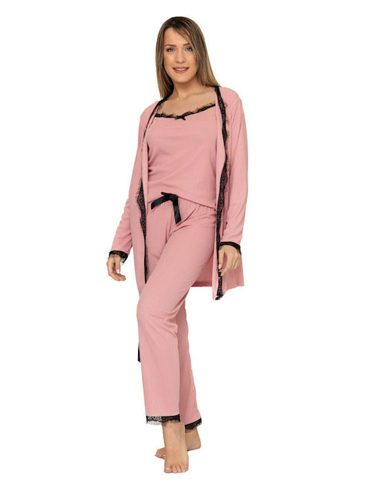 Damen Spitze Pyjama-Set (20571)