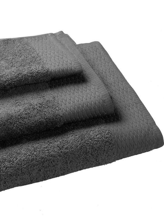 Madi Hand Towel Loop LOOP ANTHRACITE-30x50 30x5...