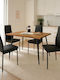Dining Room Neve 5pcs 120x80cm