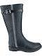 Kids Boots with Zipper Black