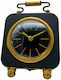 Etoile Tabletop Clock Black/Gold Hand-painted 70000726