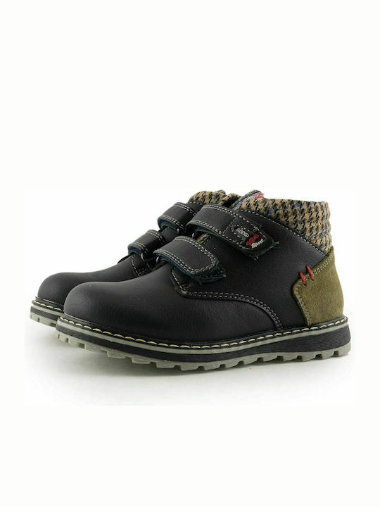 Kids Boots with Velcro Blue