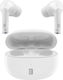 Cellular Line Flick В ухото Bluetooth Handsfree Безжични слушалки с Калъф за Зареждане Бяа