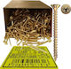 Lih Lin MDF Screw Phillips with Diameter M3.5 and Length 16mm 100pcs Golden