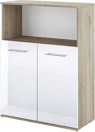 Μπουφές Modul 82 Ξύλινος Μπεζ 80x36x106cm