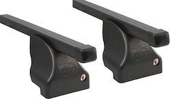 Cam Bare De Acoperiș Metalice Cube 130cm Pentru Seat Mii 5D 5D 2012-2021 Set Cu Picioare Negre