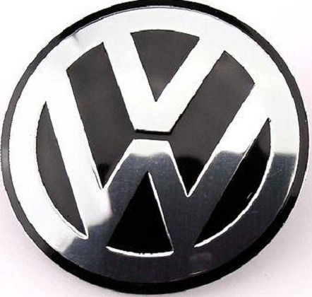 Zero-Wheel Τάπα Κέντρου Ζάντας VW Golf - Polo - Lupo - Bora με Εσωτερική Διάμετρο 56mm Μαύρο 1τμχ