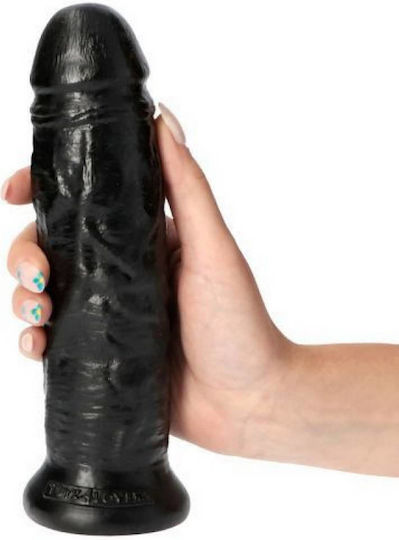 Toyz4lovers Made In Italy Diego Glass Dildo With Suction Cup Black 21cm