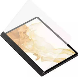 Samsung Note View Cover Klappdeckel Synthetisch Schwarz (Galaxy Tab S8) EF-ZX700PBEGEU