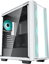 Deepcool CC560 Gaming Midi Tower Computer Case with Window Panel White