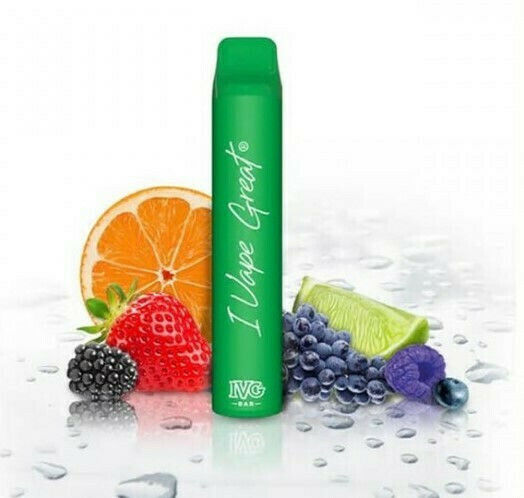 IVG Bar Plus Țigară Electronică De Unică Folosință 800 Inhalări Rainbow 2ml 20mg Maro