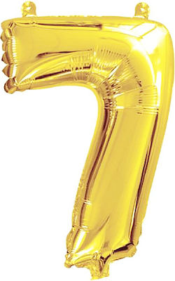 Balloon Foil Number 7 Gold 46cm