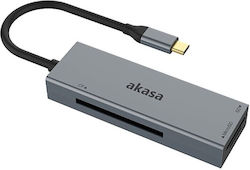 Akasa Kartenleser für SD/microSD/CompactFlash AK-CR-09BK Akasa Kartenleser für SD/microSD/CompactFlash AK-CR-09BK
