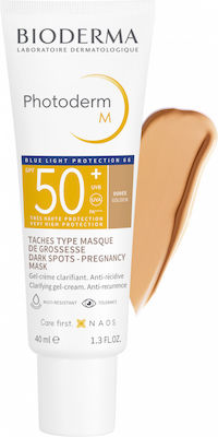 Bioderma Photoderm M Golden Слънцезащитна Лосион За лице SPF50 с цвят 40мл