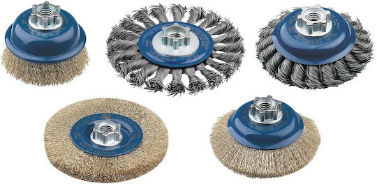 Jaz HSD0085EM14 Wire Brush for Drill 85mm Μ14