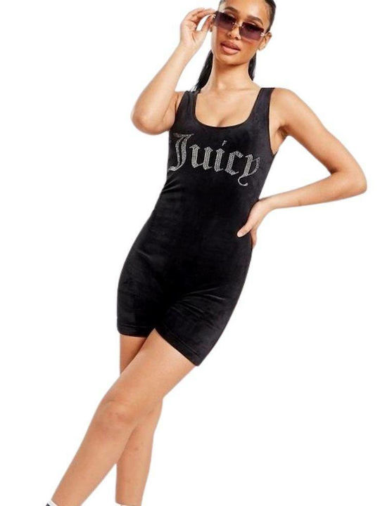 Juicy Couture Γυναικείο Αμάνικο Ολόσωμο Σορτς Μαύρο