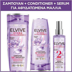 L'Oreal Paris Women's Hair Care Set Elvive Hydra Hyaluronic with Conditioner / Serum / Shampoo 3pcs