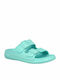 Women's Flip Flops in Turquoise Style Platforms
